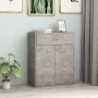Aparador de madera contrachapada gris hormigón 60x30x75 cm de vidaXL, Aparadores - Ref: Foro24-800715, Precio: 59,31 €, Descu...