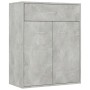 Aparador de madera contrachapada gris hormigón 60x30x75 cm de vidaXL, Aparadores - Ref: Foro24-800715, Precio: 60,23 €, Descu...