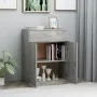 Aparador de madera contrachapada gris hormigón 60x30x75 cm de vidaXL, Aparadores - Ref: Foro24-800715, Precio: 59,31 €, Descu...
