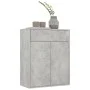 Aparador de madera contrachapada gris hormigón 60x30x75 cm de vidaXL, Aparadores - Ref: Foro24-800715, Precio: 59,31 €, Descu...