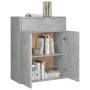 Concrete gray plywood sideboard 60x30x75 cm by vidaXL, Sideboards - Ref: Foro24-800715, Price: 60,23 €, Discount: %
