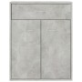 Aparador de madera contrachapada gris hormigón 60x30x75 cm de vidaXL, Aparadores - Ref: Foro24-800715, Precio: 60,23 €, Descu...
