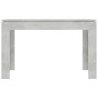 Mesa de comedor madera de ingeniería gris hormigón 120x60x76 cm by vidaXL, Kitchen and dining tables - Ref: Foro24-800760, Pr...