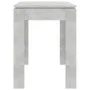 Esstisch aus grauem Beton-Verbundholz 120x60x76 cm. von vidaXL, Küchen- und Esstische - Ref: Foro24-800760, Preis: 85,16 €, R...