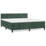 Boxspringbett mit dunkelgrüner Samtmatratze 180x200 cm von , Betten und Lattenroste - Ref: Foro24-3141200, Preis: 554,57 €, R...
