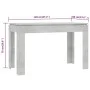 Esstisch aus grauem Beton-Verbundholz 120x60x76 cm. von vidaXL, Küchen- und Esstische - Ref: Foro24-800760, Preis: 85,16 €, R...