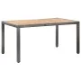 7-teiliges Garten-Esszimmerset und Kissen synthetisches Rattangrau von vidaXL, Gartensets - Ref: Foro24-46021, Preis: 599,18 ...