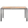 7-teiliges Garten-Esszimmerset und Kissen synthetisches Rattangrau von vidaXL, Gartensets - Ref: Foro24-46021, Preis: 610,00 ...