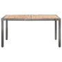 7-teiliges Garten-Esszimmerset und Kissen synthetisches Rattangrau von vidaXL, Gartensets - Ref: Foro24-46021, Preis: 599,18 ...
