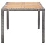 7-teiliges Garten-Esszimmerset und Kissen synthetisches Rattangrau von vidaXL, Gartensets - Ref: Foro24-46021, Preis: 610,00 ...