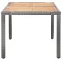 7-teiliges Garten-Esszimmerset und Kissen synthetisches Rattangrau von vidaXL, Gartensets - Ref: Foro24-46021, Preis: 599,18 ...