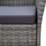 7-teiliges Garten-Esszimmerset und Kissen synthetisches Rattangrau von vidaXL, Gartensets - Ref: Foro24-46021, Preis: 610,00 ...