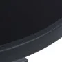 Garden table, black steel and glass, 80 cm by vidaXL, Garden tables - Ref: Foro24-47253, Price: 72,59 €, Discount: %