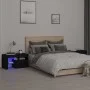 Nightstands with LED lights 2 pcs black oak 70x36.5x40cm by , Nightstands - Ref: Foro24-3152771, Price: 128,03 €, Discount: %