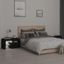 Mesitas de noche con luces LED 2 uds roble negras 70x36,5x40cm de , Mesitas de noche - Ref: Foro24-3152771, Precio: 115,56 €,...