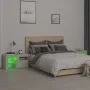 Bedside tables with LED lights 2 pcs concrete gray 70x36.5x40cm by , Nightstands - Ref: Foro24-3152773, Price: 93,27 €, Disco...