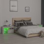 Nachttische mit LED-Leuchten 2 Stück betongrau 70x36,5x40cm von , Nachttische - Ref: Foro24-3152773, Preis: 84,76 €, Rabatt: %