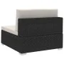 Eck-Sektionssitz mit 2-teiligen schwarzen PE-Rattan-Kissen. von vidaXL, Modulare Sofas für den Außenbereich - Ref: Foro24-472...