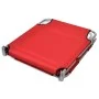 Klappbare Sonnenliege aus Stahl mit rotem Kopfkissen aus Stahl von , Liegen - Ref: Foro24-41483, Preis: 72,18 €, Rabatt: %