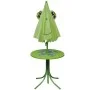3-piece children's garden table and chairs set with green umbrella by , Garden sets - Ref: Foro24-41843, Price: 76,15 €, Disc...