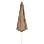 Gartenschirm mit Holzstange 350 cm taupe von , Sonnenschirme - Ref: Foro24-44530, Preis: 133,18 €, Rabatt: %