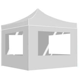 Professionelles Faltzelt mit weißen Aluminiumwänden 3x3m von , Zelte und Pavillons - Ref: Foro24-45490, Preis: 196,76 €, Raba...