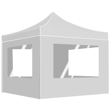 Professionelles Faltzelt mit weißen Aluminiumwänden 3x3m von , Zelte und Pavillons - Ref: Foro24-45490, Preis: 196,76 €, Raba...