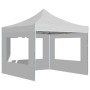 Carpa plegable profesional con paredes aluminio blanco 3x3m