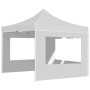 Carpa plegable profesional con paredes aluminio blanco 3x3m