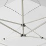 Carpa plegable profesional con paredes aluminio blanco 3x3m