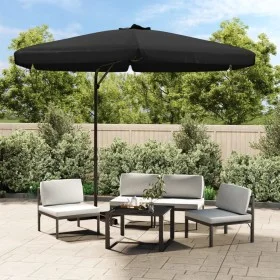 Gartenschirm mit schwarzem Stahlmast 300 cm von , Sonnenschirme - Ref: Foro24-47318, Preis: 111,62 €, Rabatt: %