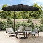 Sombrilla de jardín con palo de acero negro 300 cm de , Sombrillas - Ref: Foro24-47318, Precio: 114,60 €, Descuento: %