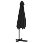 Sombrilla de jardín con palo de acero negro 300 cm de , Sombrillas - Ref: Foro24-47318, Precio: 114,60 €, Descuento: %