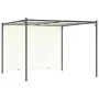 Pergola mit verstellbarem cremeweißem Stahldach 3x3 m von , Pergolen, Bögen und Gartenspaliere - Ref: Foro24-49323, Preis: 24...