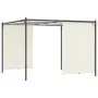 Pergola mit verstellbarem cremeweißem Stahldach 3x3 m von , Pergolen, Bögen und Gartenspaliere - Ref: Foro24-49323, Preis: 24...