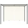 Pergola mit verstellbarem cremeweißem Stahldach 3x3 m von , Pergolen, Bögen und Gartenspaliere - Ref: Foro24-49323, Preis: 24...