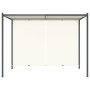 Pergola mit verstellbarem cremeweißem Stahldach 3x3 m von , Pergolen, Bögen und Gartenspaliere - Ref: Foro24-49323, Preis: 24...