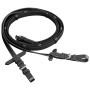 Black Leather Flash Bridle with Reins and Bit (Standard) by , Nod off - Ref: Foro24-90897, Price: 46,72 €, Discount: %