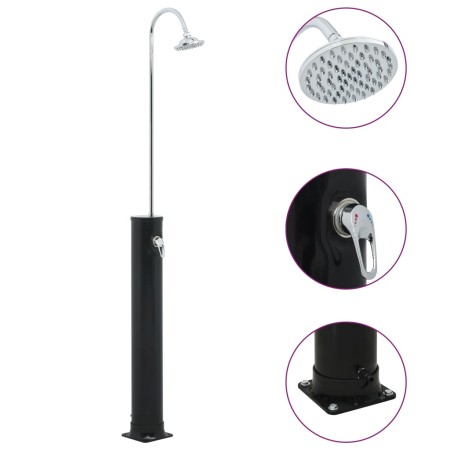 Schwarze Solardusche 214 cm 20 L von , Pool- und Spa-Zubehör - Ref: Foro24-92309, Preis: 159,89 €, Rabatt: %