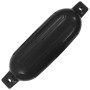 Parachoques para barco 4 unidades PVC negro 58,5x16,5 cm