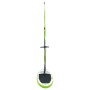 Tabla de paddle surf inflable con vela verde y blanca