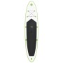 Tabla de paddle surf inflable con vela verde y blanca