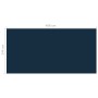 Cubierta solar de piscina de PE flotante negro y azul 488x244cm de , Cubiertas para piscina - Ref: Foro24-92988, Precio: 47,4...