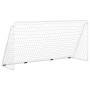 Fußballtor mit weißem Stahlnetz 366x122x182 cm von , Fußballtore - Ref: Foro24-93371, Preis: 93,53 €, Rabatt: %
