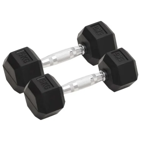 Dumbbells 2 units cast iron 10 kg by , free weight - Ref: Foro24-93601, Price: 51,99 €, Discount: %