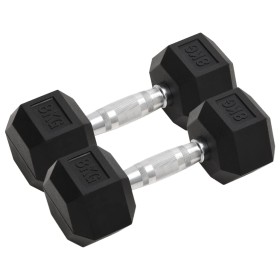 Dumbbells 2 units cast iron 16 kg by , free weight - Ref: Foro24-93603, Price: 84,13 €, Discount: %