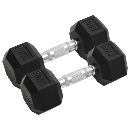 Dumbbells 2 units cast iron 16 kg by , free weight - Ref: Foro24-93603, Price: 84,13 €, Discount: %