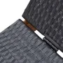 Tumbona de madera maciza de acacia y ratán sintético by vidaXL, Loungers - Ref: Foro24-46031, Price: 141,78 €, Discount: %