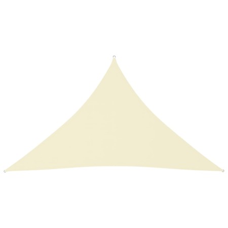 Triangular sail awning Oxford fabric cream color 3x3x4.24 m by , Umbrellas - Ref: Foro24-135227, Price: 19,86 €, Discount: %