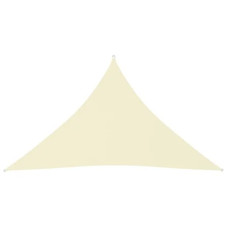 Triangular sail awning Oxford fabric cream color 3x3x4.24 m by , Umbrellas - Ref: Foro24-135227, Price: 29,40 €, Discount: %